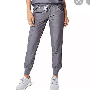 FIGS Petite Jogger Scrub Pants in color Graphite